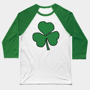 Green Shamrock Baseball T-Shirt